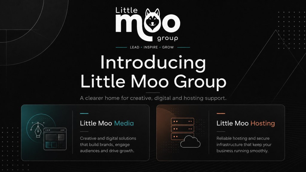 Little Moo Group creative digital and hosting support announcement