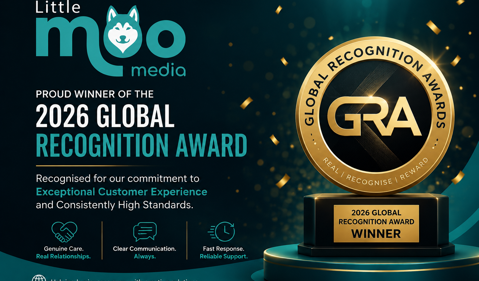Little Moo Media Wins 2026 Global Recognition Award